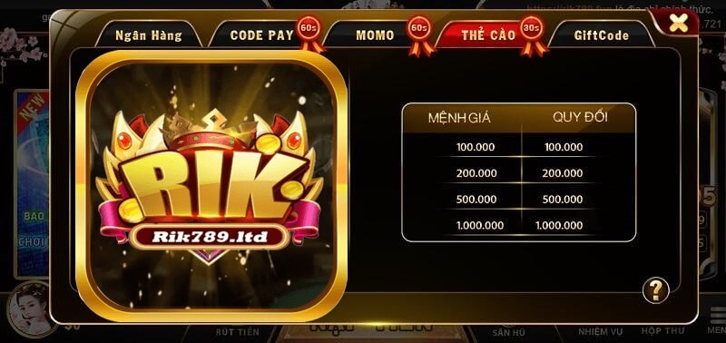 Các điểm lưu ý trong giao dịch tại cổng game rik789